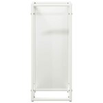 vidaXL Portant de bois chauffage blanc 25x25x60 cm