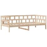 vidaXL Lit de jour avec tiroirs sans matelas 80x200 cm bois massif