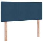 vidaXL Lit avec rangement et matelas avec matelas Bleu 120 x 190 cm