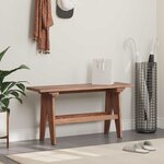 vidaXL banc Naturel 100 x 30 x 51 cm Bois massif de récupération