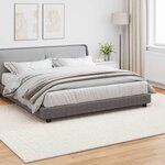 vidaXL Tapis de surface HUARTE Crème 340 x 240 cm Polyester