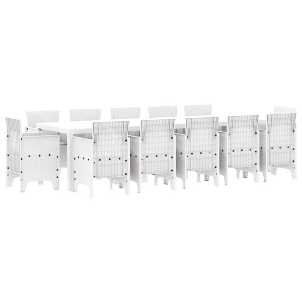 vidaXL Ensemble de salle à manger pour jardin 13 pc