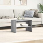 vidaXL Meuble TV sonoma gris 60x40x40 cm bois d'ingénierie