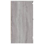 vidaXL Buffet sonoma gris 70x35 5x67 5 cm bois d'ingénierie