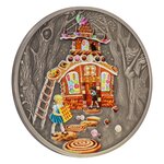HANSEL AND GRETEL Fairy Tales 1 Oz Silver Coin 1 Dollars Niue 2023