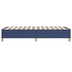 vidaXL Cadre de lit Bleu 80x200 cm Tissu