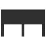 vidaXL Tête de lit Chêne noir 160 cm Bois d'ingénierie