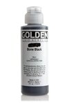 Peinture Acrylic FLUIDS Golden I 119ml Noir Bone Black