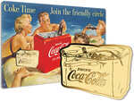 Monnaie COCA-COLA Vintage Bag 1/1000 Oz Medaille Or