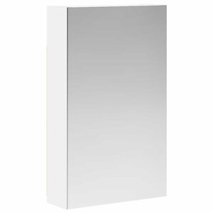 vidaXL Armoire Miroir de Salle de Bain Blanc 30 x 10 5 x 50 cm