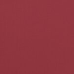 vidaXL Coussin de banc de jardin rouge bordeaux 120x50x3 cm