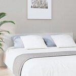 vidaXL Tête de lit Blanc 200x1 5x80 cm Bois d'ingénierie