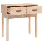 vidaXL Table console 76 5x40x75 cm Bois massif de pin