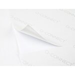 Boîte 100 feuilles 2400 étiquette adhésive 70x35mm jet d'encre laser copieur blanc q-connect