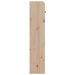 vidaXL Tête de lit avec rangement 200 cm bois massif de pin