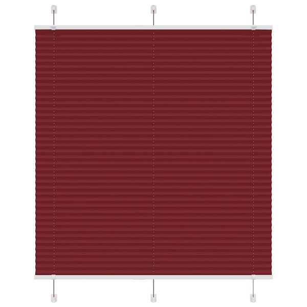 vidaXL Store plissé rouge bordeaux 115x150 cm largeur du tissu 114 4cm
