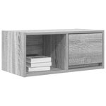 vidaXL Meuble TV sonoma gris 60x31x25 5 cm bois d'ingénierie