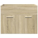 vidaXL Ensemble de meubles de salle de bain 4 Pièces chêne sonoma