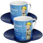 Coffrets 2 tasses à café petit prince