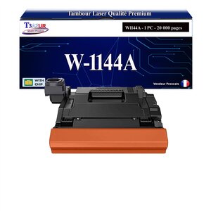 T3AZUR -Kit Tambour compatible avec HP W1144A (144A) pour HP Neverstop Laser 1000a  1000n  1000w  1001nw