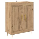 vidaXL Haut Armoire Montage mural Chêne artisanal 69 5 x 34 x 180 cm