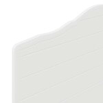 vidaXL Tête de lit Blanc 90 cm Bois d'ingénierie