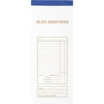 Bloc Addition 9 1x22 5cm 50 Dupli à l'unité EXACOMPTA