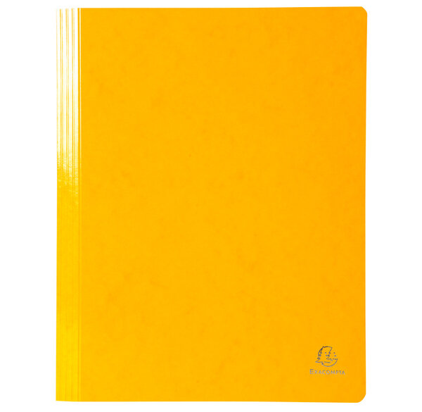 Chemise à lamelles A4 Iderama jaune x 25 EXACOMPTA