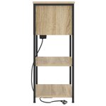 vidaXL Cabinet de chevet Chêne sonoma 55 x 31 x 76 cm