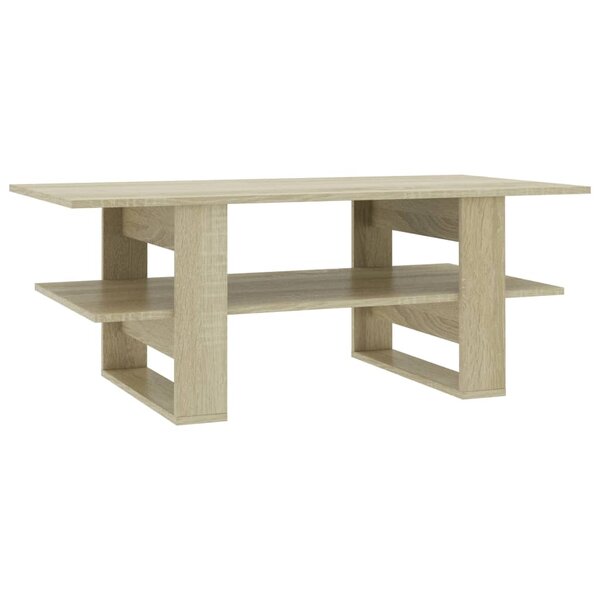 vidaXL Table basse Chêne sonoma 110x55x42 cm Aggloméré