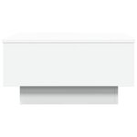 vidaXL Table basse blanc 60x45x31 cm bois d'ingénierie