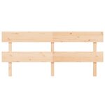 vidaXL Tête de lit 204x3x81 cm Bois massif de pin