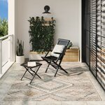 vidaXL Tapis ARBIZU intérieur extérieur design vintage 200x280 cm