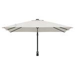 vidaXL Parasol de Patio Sable Polyester  Aluminium Grand Pliable