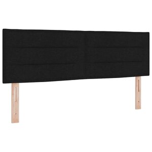vidaXL Tête de lit avec tête de lit Noir 160 cm Cuir synthétique