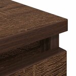 vidaXL Meuble TV chêne marron 100x35x54 cm bois d'ingénierie