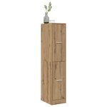 vidaXL Armoire d'apothicaire Chêne artisanal 30x41x144 5 cm Bois d'ingénierie