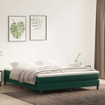 vidaXL Sommier à lattes de lit sans matelas 180x210 cm velours