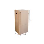 Pack and Move - Carton penderie déménagement - 50 x 50 x 120 cm - Carton renforcé - 1 marqueur offert