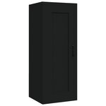 vidaXL Armoire suspendue Noir 35x34x90 cm Bois d'ingénierie