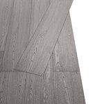 vidaXL Planches de plancher PVC autoadhésif 2 51 m² 2 mm Gris foncé