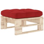 vidaXL Pouf palette de jardin bois de pin imprégné