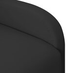 vidaXL Fauteuil de massage Noir Similicuir