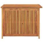 vidaXL Boîte de rangement de jardin 75x75x58 cm bois massif d'acacia