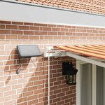 vidaXL Auvent Rétractable avec jaune et orange 500 ×300 cm tissu