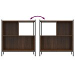 vidaXL Bibliothèque chêne marron 72x28x77 5 cm bois d'ingénierie