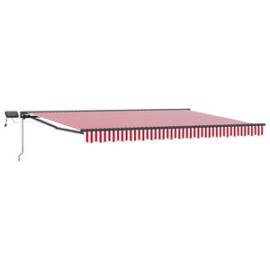 vidaXL Cadre de store manuel avec LEDs 5 × 3 5 m