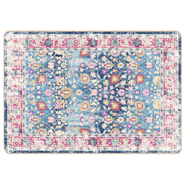 vidaXL Tapis lavable multicolore 120x180 cm antidérapant