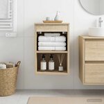 vidaXL Meuble de Salle de Bain In-between Chêne Sonoma 30 x 41 x 50 cm