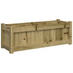 vidaXL Jardinière d'extérieur 90x31x31 cm bois de pin imprégné